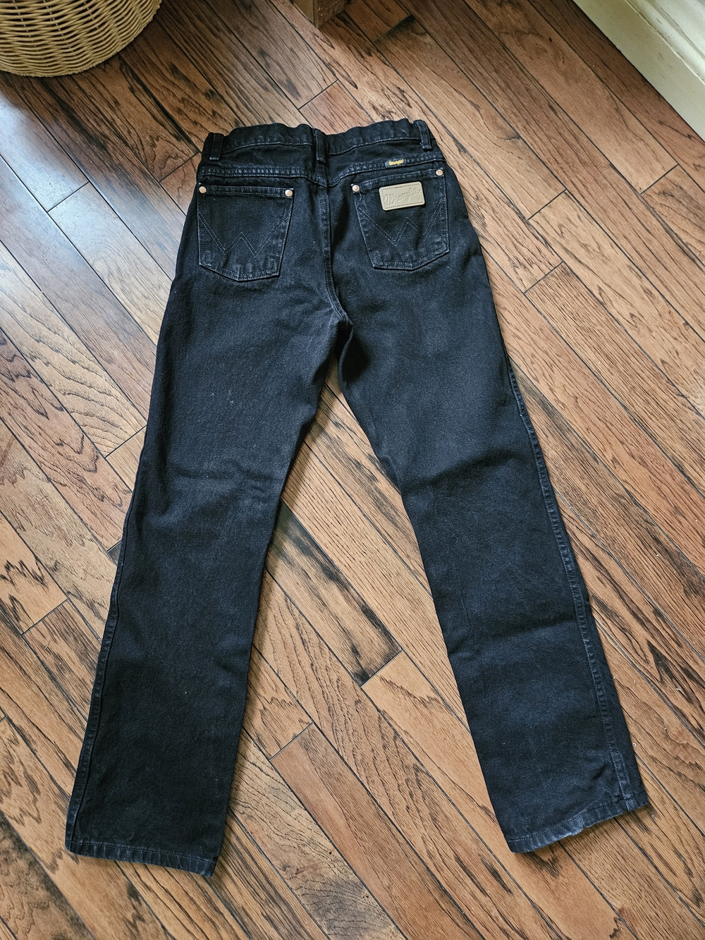 Wranglers Classic Straight Black Boy's Jeans Size 16 - Picture 6 of 6